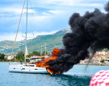 incendio a bordo